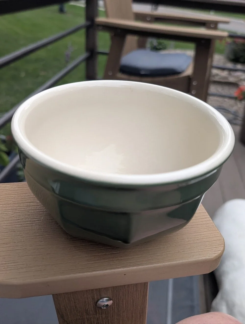 Emile Henry Williams Sonoma Green Mixing Bowl #6574